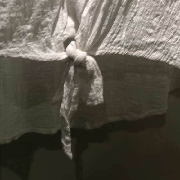 White crop knot tee - Picture 4 of 6